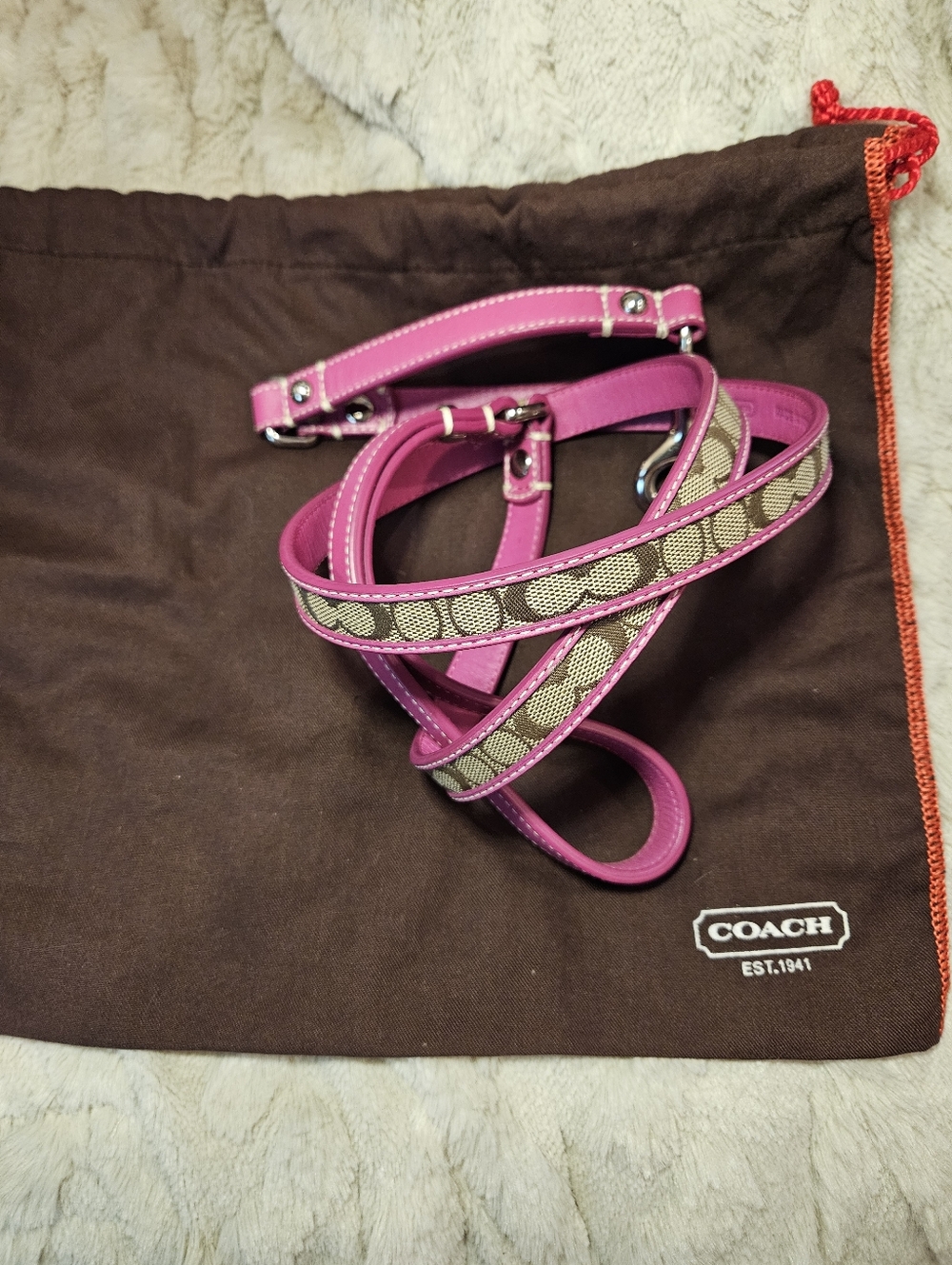 Coach 61355 Dog Leash Small